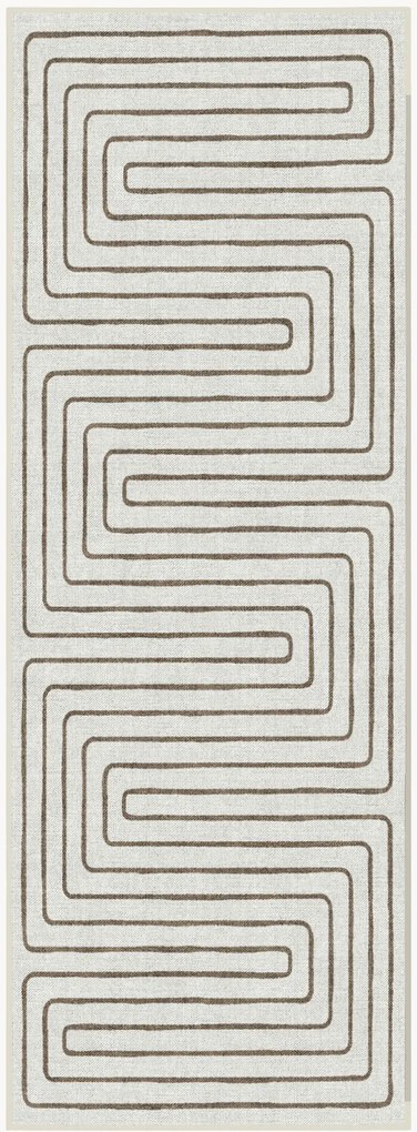 Passatoia in ciniglia lavabile Labyrinth by Jonathan Adler