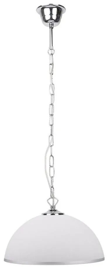 Lampadario a sospensione con catena SUGAR 1xE27/60W/230V bianco