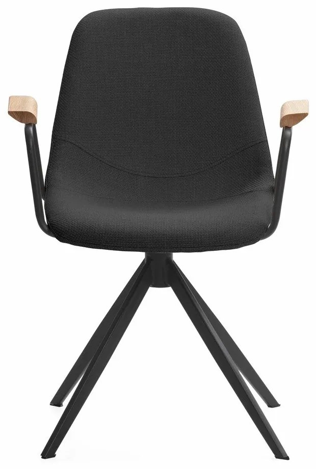 Set di sedie da pranzo nere in un Set di Tali - Marckeric