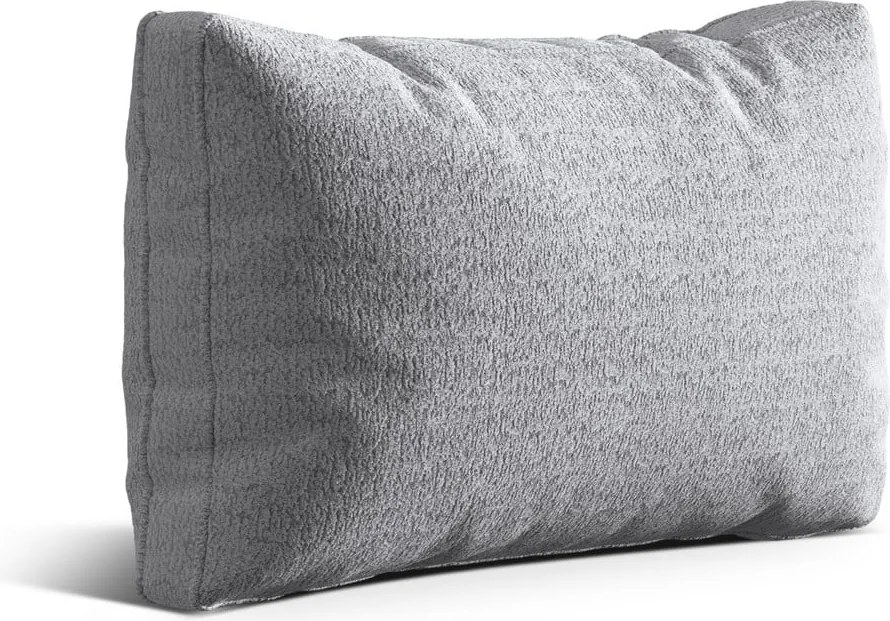 Cuscino per divano grigio chiaro con rivestimento in bouclé Kemi – Cosmopolitan Design