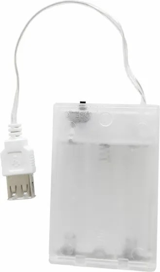 LED Decorazione murale al neon PLANET LED/3W/3xAA USB blu/giallo