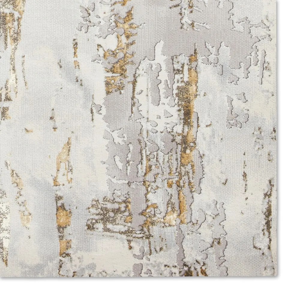 Tappeto grigio/oro 170x120 cm Apollo - Think Rugs