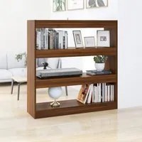 Libreria/Divisorio Rovere Marrone 100x30x103 cm cod mxl 33776