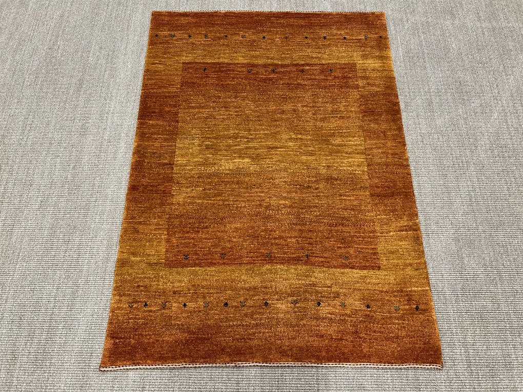Loribaft Tappeto persiano 110x150 Giallo (Iran) Annodato A Mano