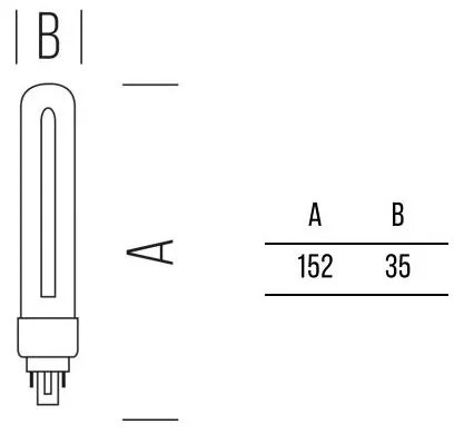 ALC 1000lm 11,5W G24d CW