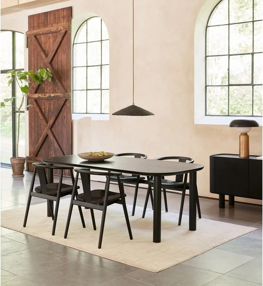 Sedia da pranzo nera Relate - Unique Furniture