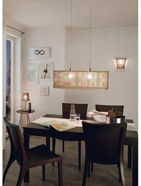 Eglo 96196 - Lampada da tavolo SENDERO 1xE27/60W/230V