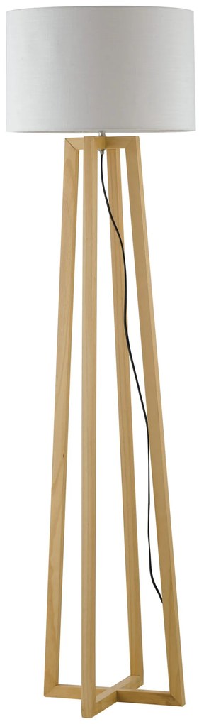 Lampadario Piantana Berry  Colore Legno Ciliegio 60W Mis. 35 x 165 cm