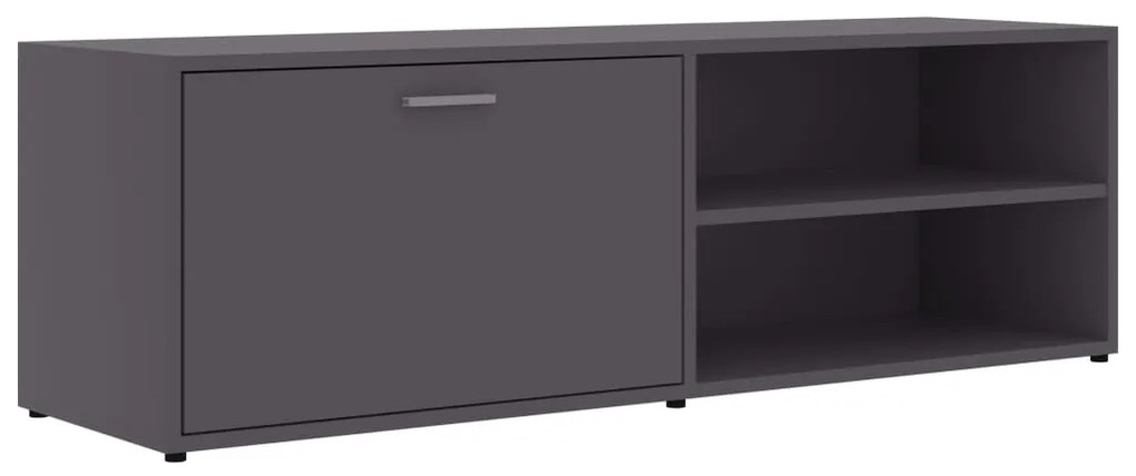 Mobile porta tv grigio 120x34x37 cm in legno multistrato