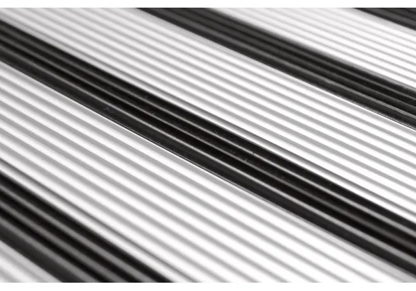 WENKO 601011100 - Scaletta ALU-DESIGN 44x101 cm argento/nero