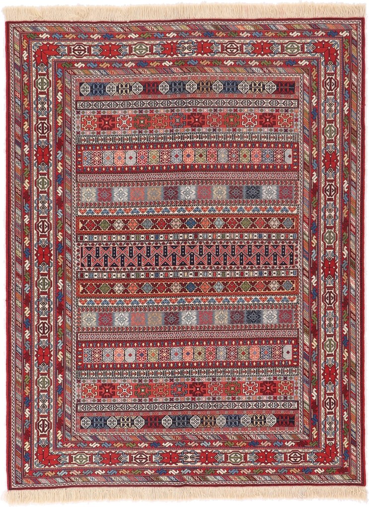 Kilim Tappeto 200x150 (Iran) Tessuto A Mano