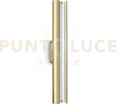 Dorica applique a parete led 3000k 8,5w  850 lm ottone liscio