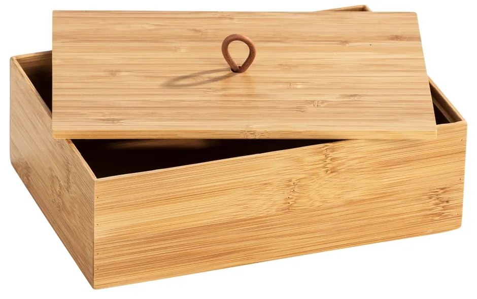 Set di 3 organizer da bagno in bambù colore naturale Terra - Wenko