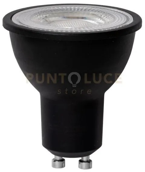 Klassic-gu10b-7m lampadina led attacco faretto gu10 nera 7w 600lm 4...