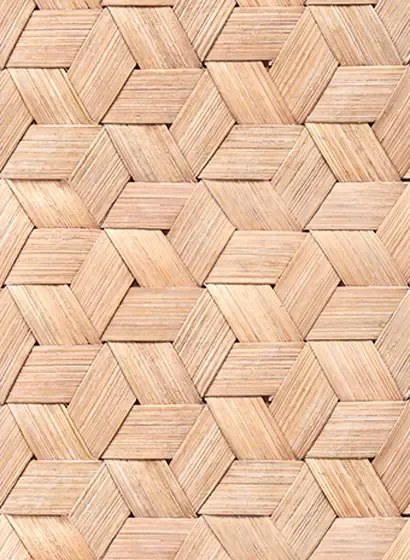 Rebel Walls Carta da parati panoramica Birch Bark Braids - Wooden