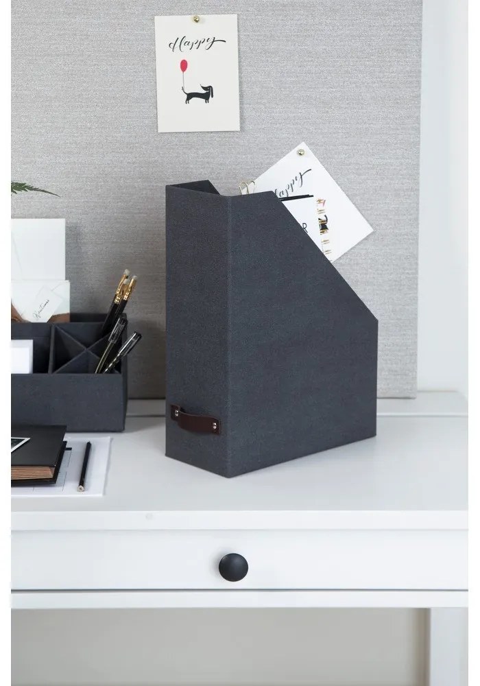 Organizer in cartone per documenti Estelle Canvas Paper Laminate – Bigso