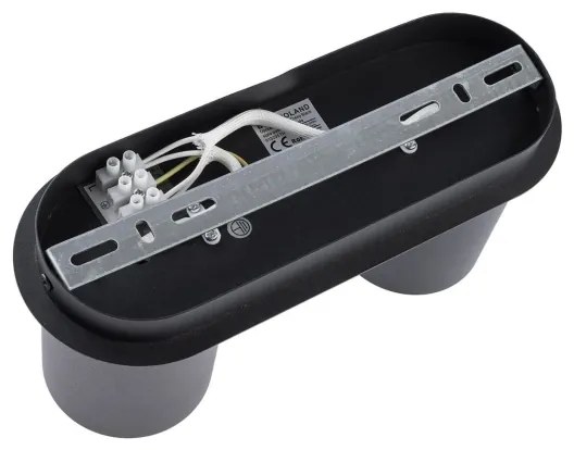 Plafoniera CREEP 2xGU10/25W/230V nera