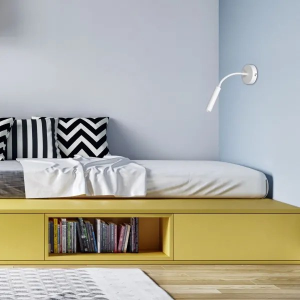 Lampada flessibile ARDEN 1xG9/8W/230V bianca