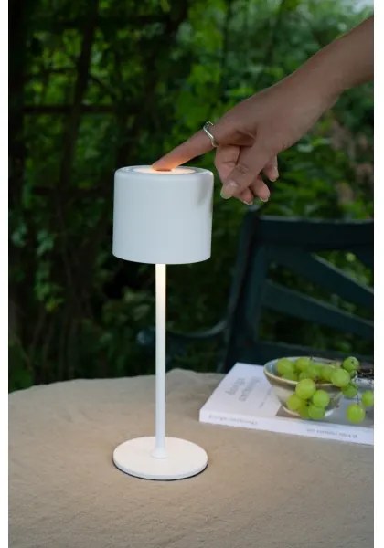 Markslöjd 108658 - LED Dimmerabile rechargeable lampada FILO LED/2W/5V IP44 30 cm bianco