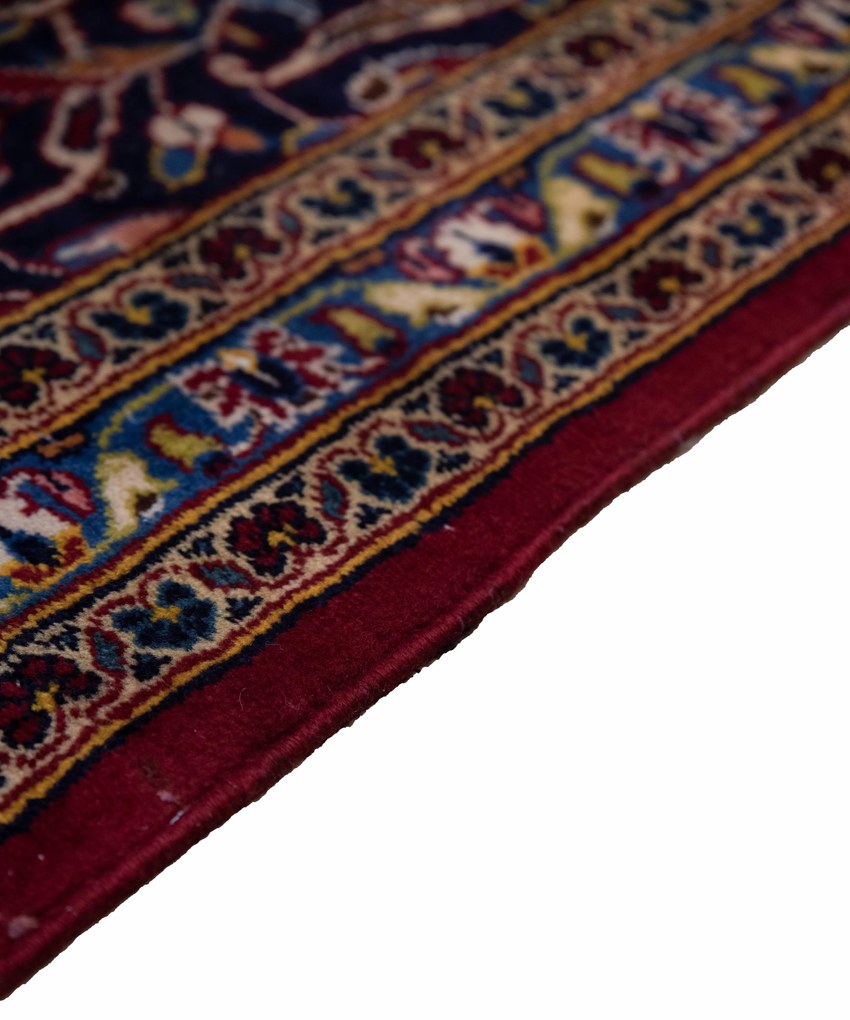 Kashan Tappeto 390 x 290 (Iran) Annodato A Mano