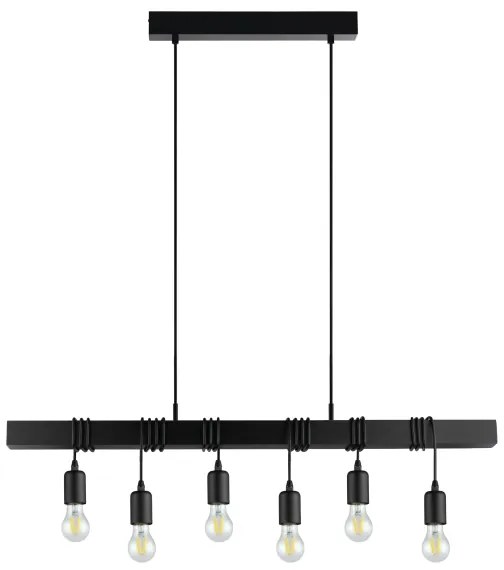 Eglo 49755 - Lampada a sospensione TOWNSHEND 6xE27/60W/230V