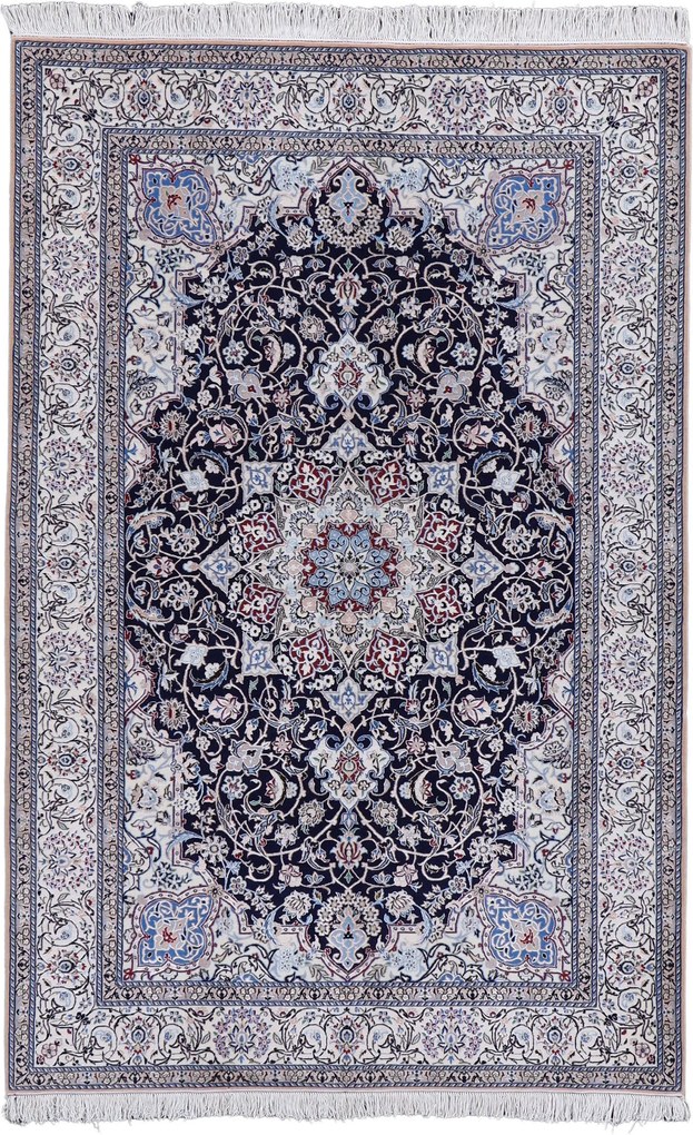 Nain Tappeto 130 x 190 (Iran) Annodato A Mano