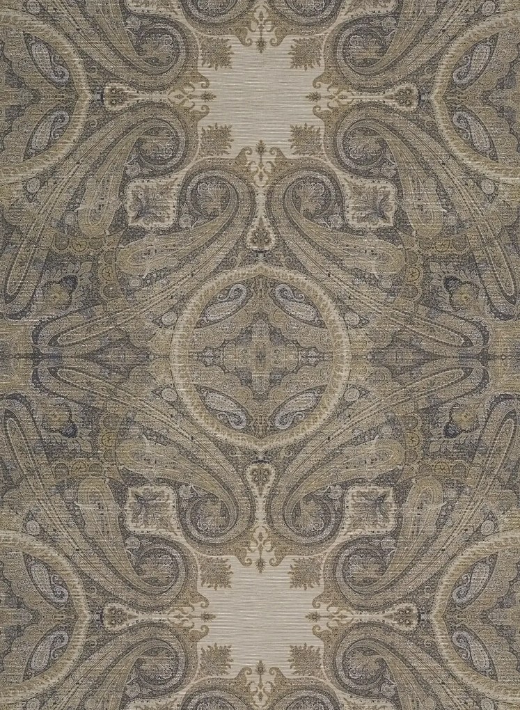 Zoffany Tapete Elswick Paisley - Blue Umber