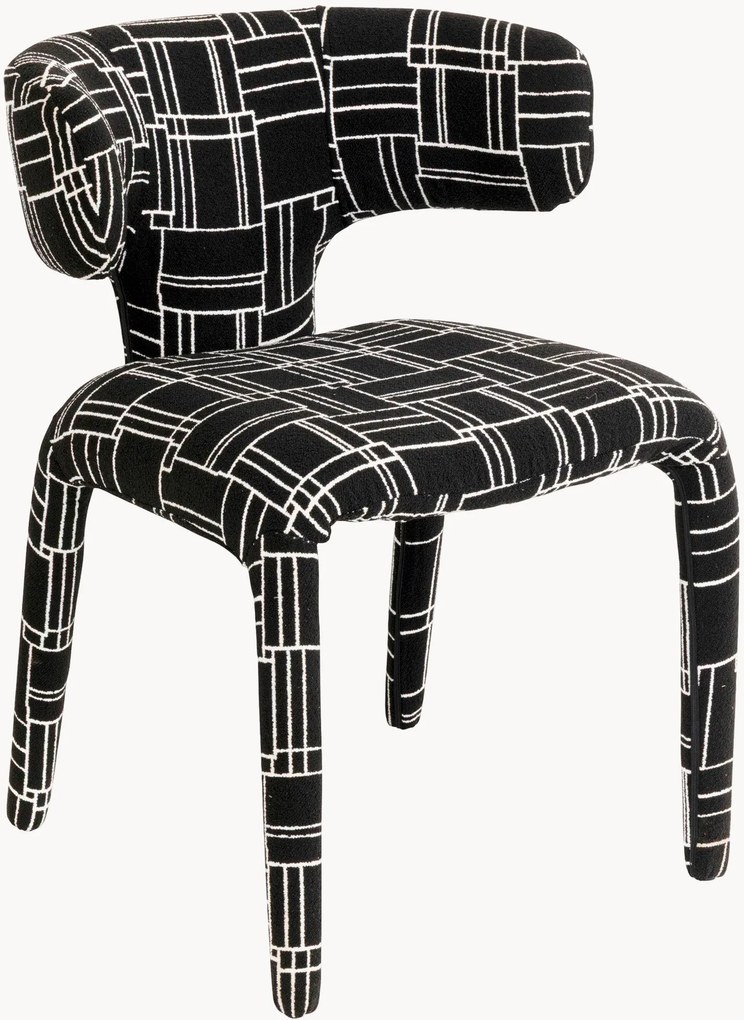 Set di 2 sedie imbottite Tobi