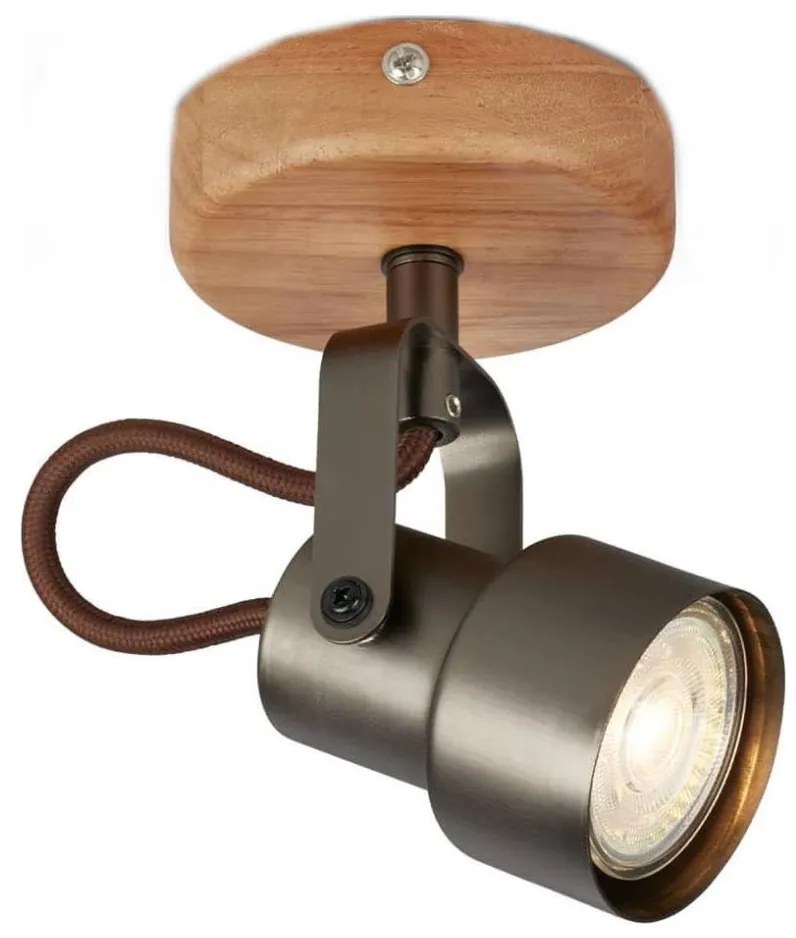 Brilo - TAHUN Faretto LED 1xGU10/5W/230V Brown