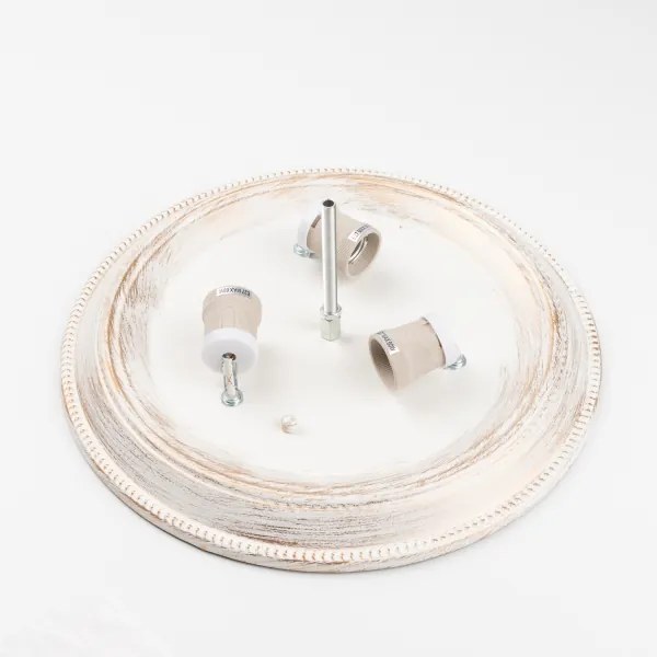 Brilagi - Plafoniera CLASSIC 3xE27/60W/230V color crema/patina