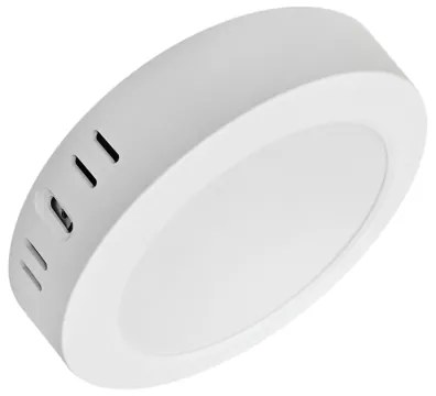 Plafoniera LED ROUND LED/12W/230V 4000K diametro 16,7 cm bianco