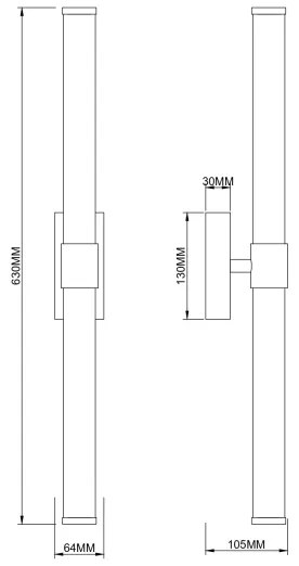 Zuma Line 003064-034735 - Lampada da parete LED EDDIE LED/12W/230V ottone