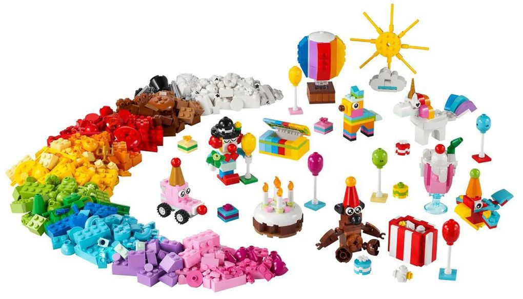 Party box creativa set di mattoncini da costruire Lego