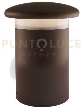 Palo led bitt bronzo in alluminio 10w 1284lm 4000k ip65 27,5x20,9x2...