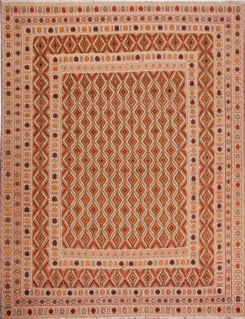 Tappeto 270x210 Beige (Pakistan) Annodato A Mano