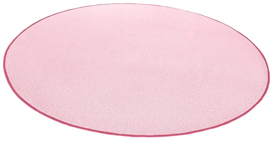 Tappeto rotondo rosa chiaro ø 133 cm Fancy - Hanse Home