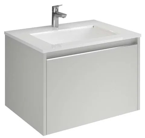 Mobile da bagno sotto lavabo Cielo grigio / argento opaco L 60 x H 40 x P 45.5 cm 1 cassetto, lavabo non incluso