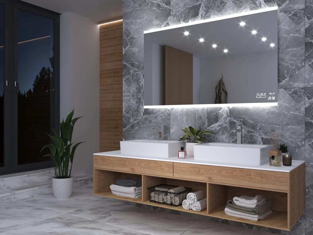 Specchio con illuminazione LED  M13