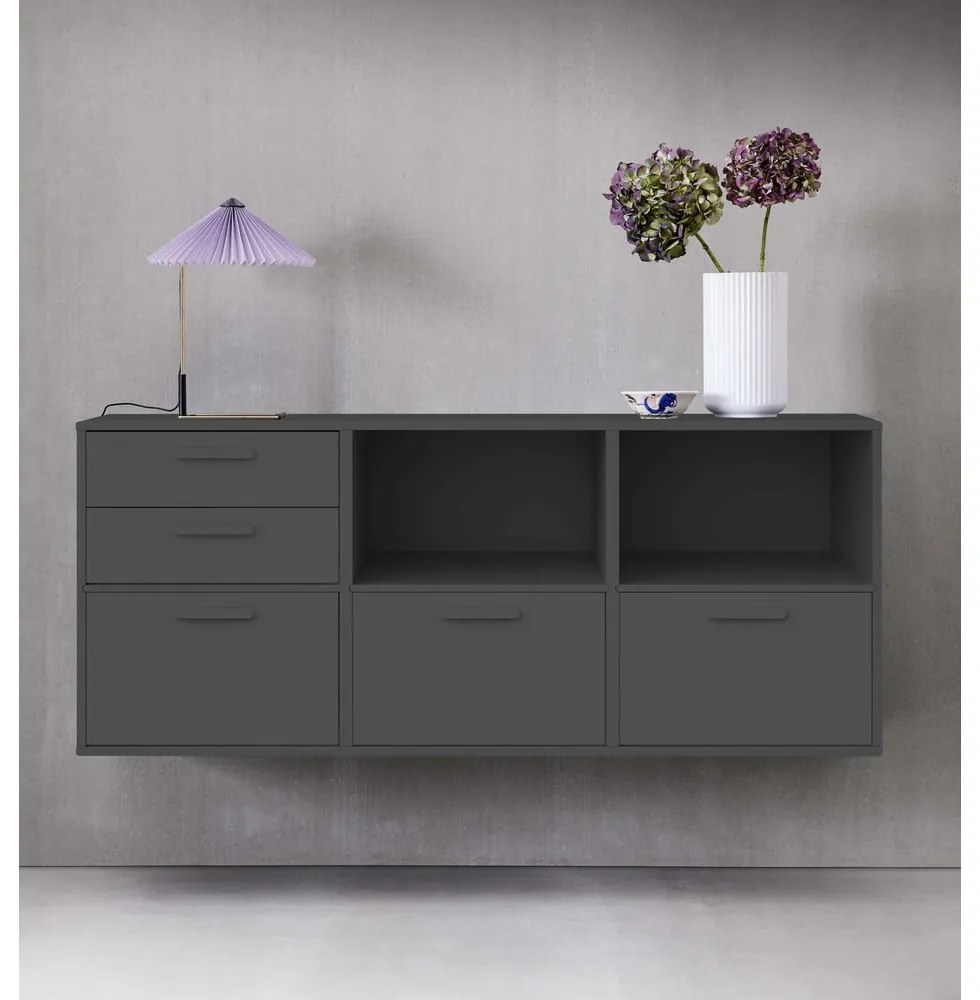Cassettiera a muro nera Keep by Hammel - Hammel Furniture
