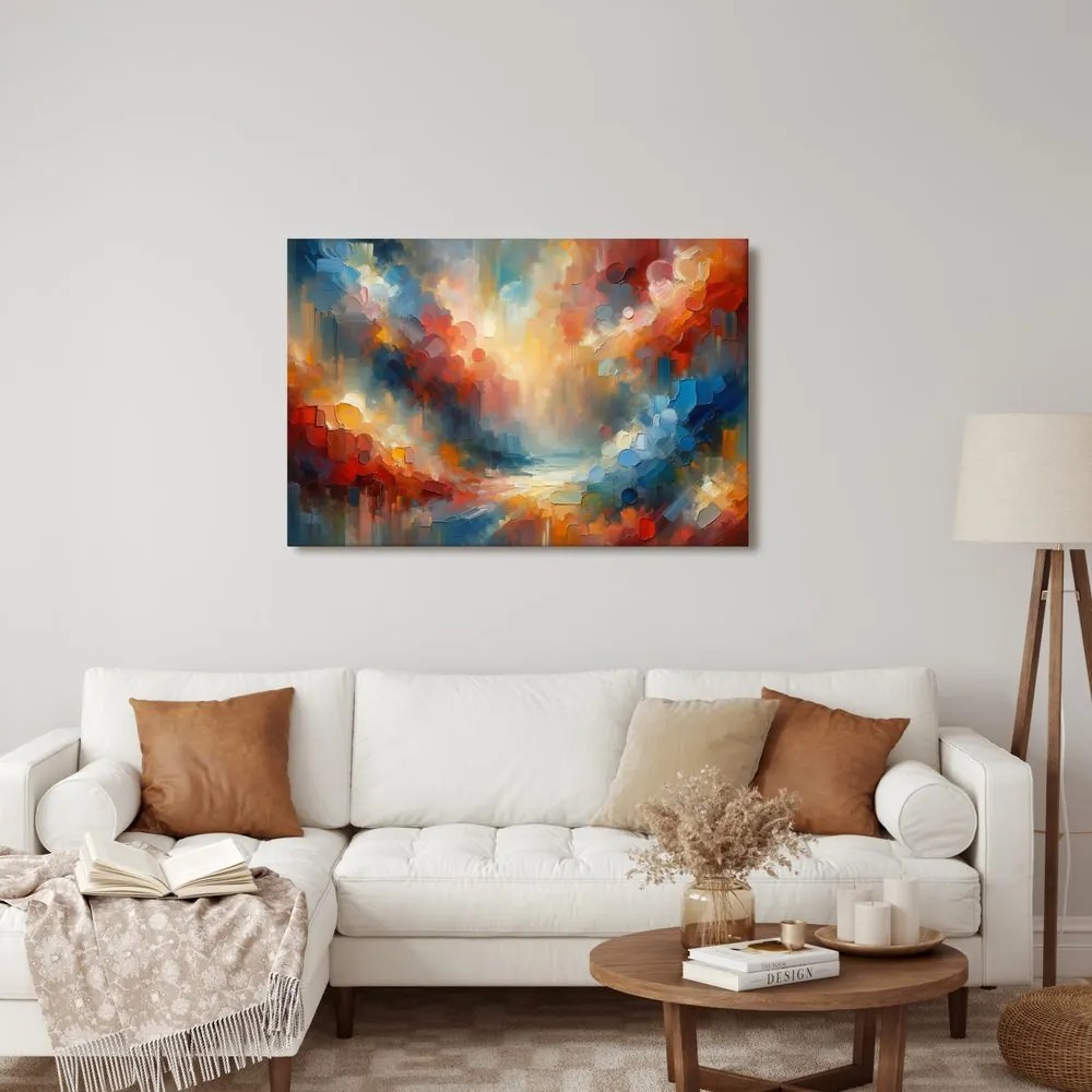 Quadro su tela – Danza di toni caldi