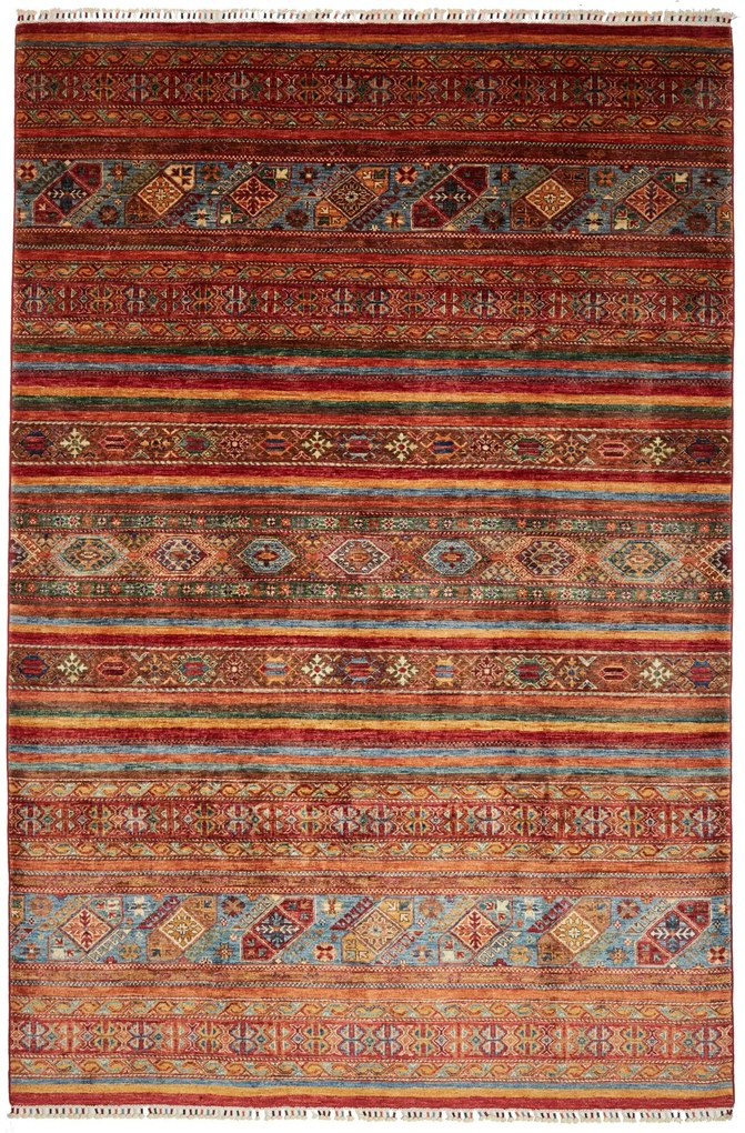 Samarkand Tappeto 200x310 (Pakistan) Annodato A Mano
