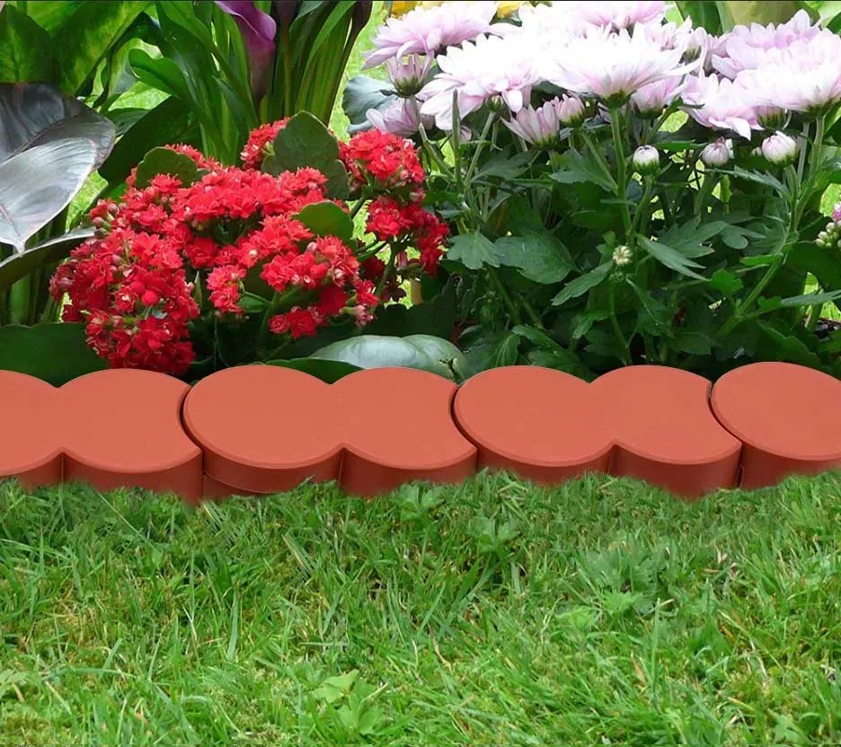 Arco da giardino a palizzata 12 pezzi - 200 cm TERRACOTTA