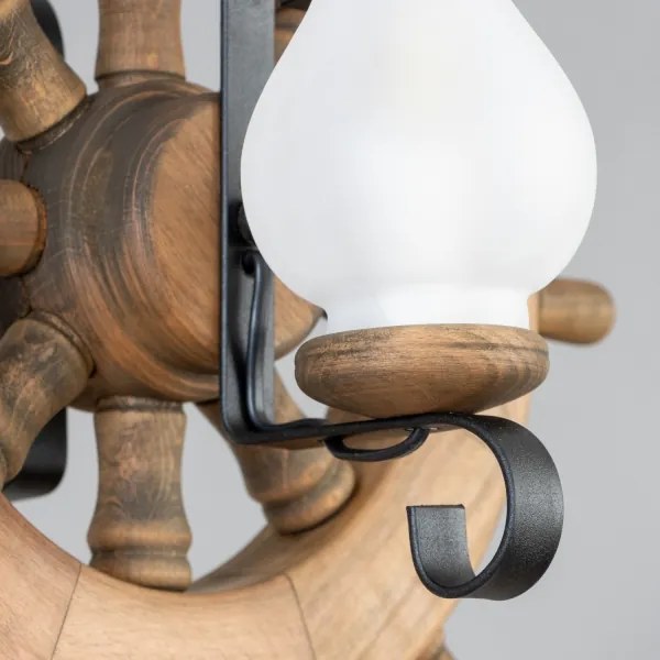 Brilagi - Lampadario a sospensione con catena TIMONA 2xE14/40W/230V faggio