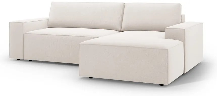 Divano letto angolare beige (angolo destro) Jodie - Micadoni Home