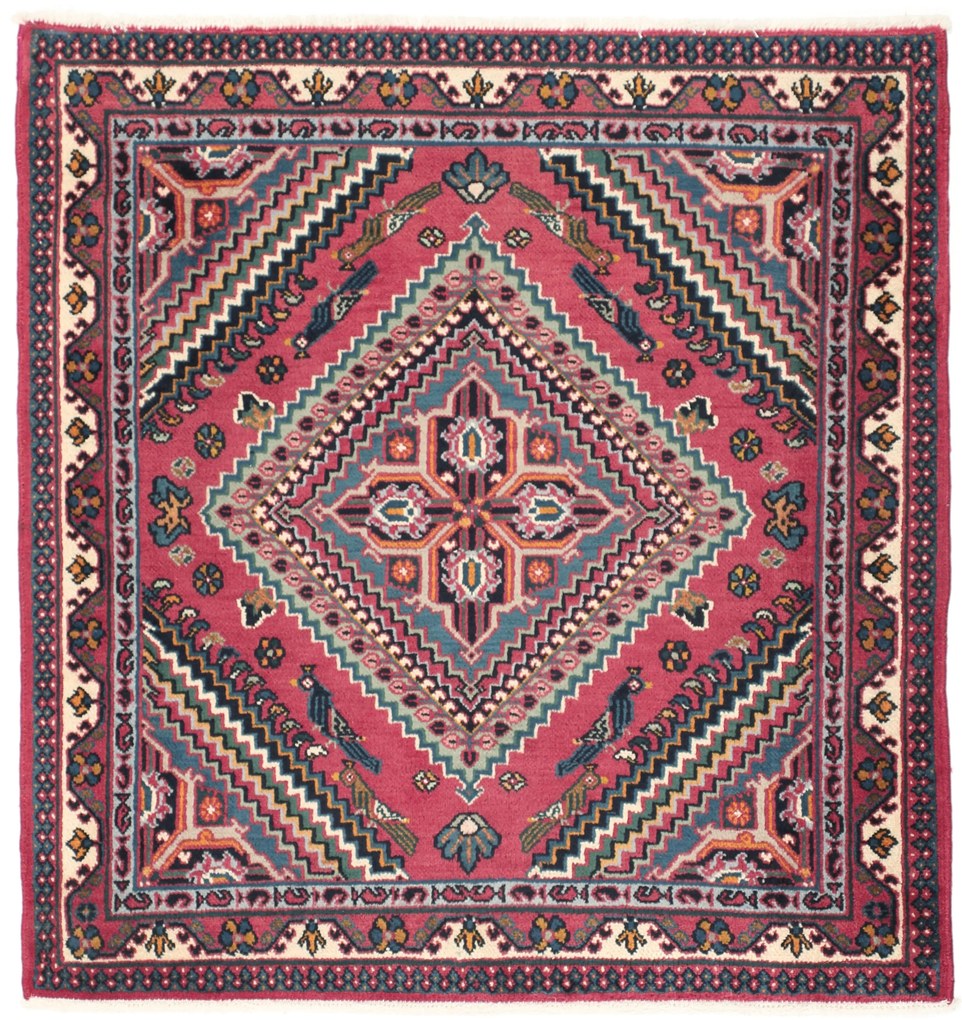 Meimeh Tappeto persiano 80x80 (Iran) Annodato A Mano