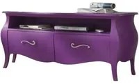 Mobile porta tv in legno laccato fucsia x soggiorno salotto 141x45x62