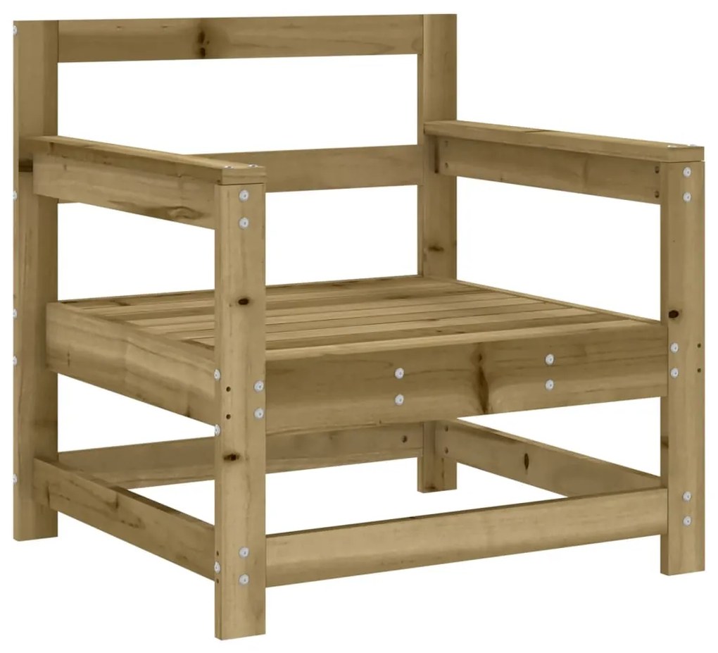 Set Salotto da Giardino 7 pz in Legno Impregnato di Pino