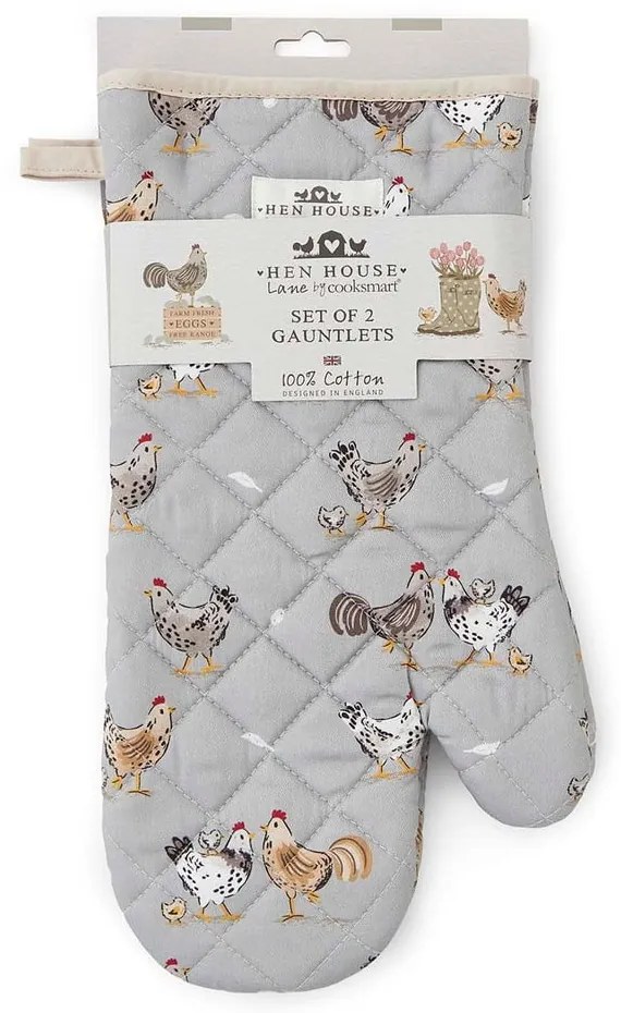 Set di guanti da forno in cotone 2 pz Hen House – Cooksmart ®