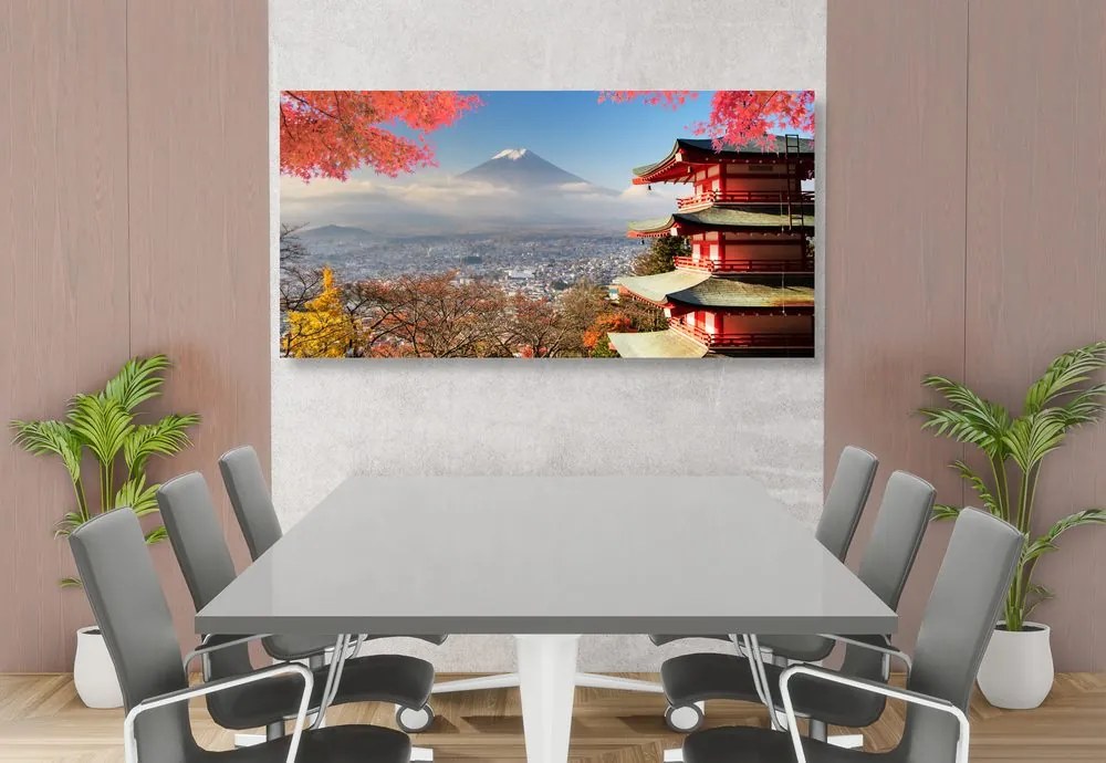 Quadro su tela – Autunno in Giappone