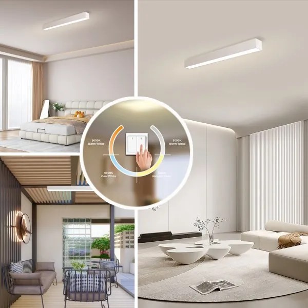 Immax NEO 07258L - Luce LED dimmerabile LUNGO 29W/230V Wi-Fi Tuya bianco + +TC